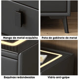 🔥MESA DE NOCHE SMART DE 3 CAJONES🔥