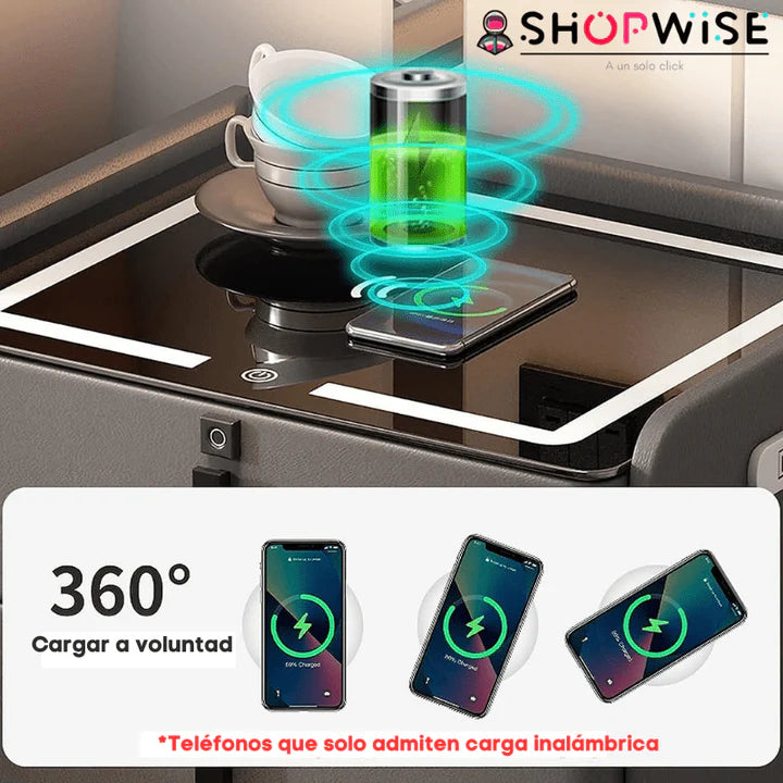 🔥MESA DE NOCHE SMART DE 3 CAJONES🔥